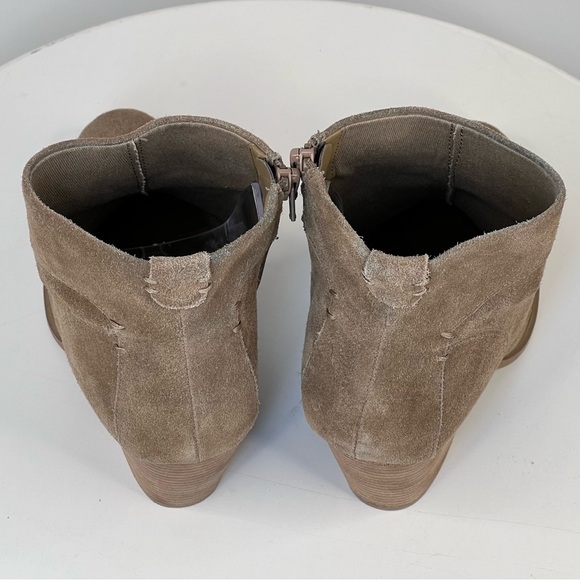 Steve Madden Faander Booties Brown Suede Ankle Boots Western Cowgirl Boho Indie - Picture 12 of 16
